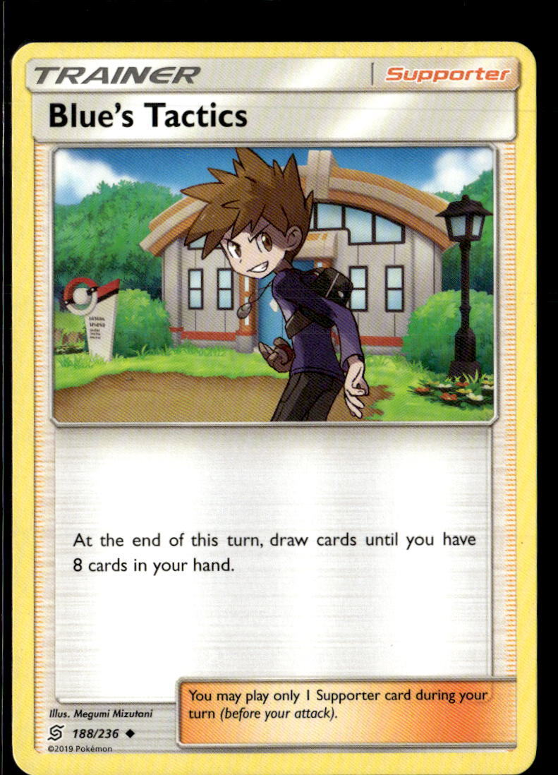 Pokemon Blue's Tactics 188/236 Unified Minds Non Holo Uncommon 2 Card Lot