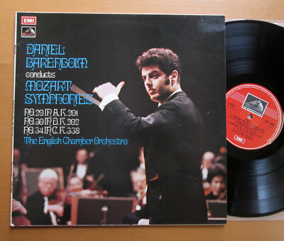 ASD 2806 Daniel Barenboim Conducts Mozart Symphonies 29 30 34 EMI Stereo VG/VG