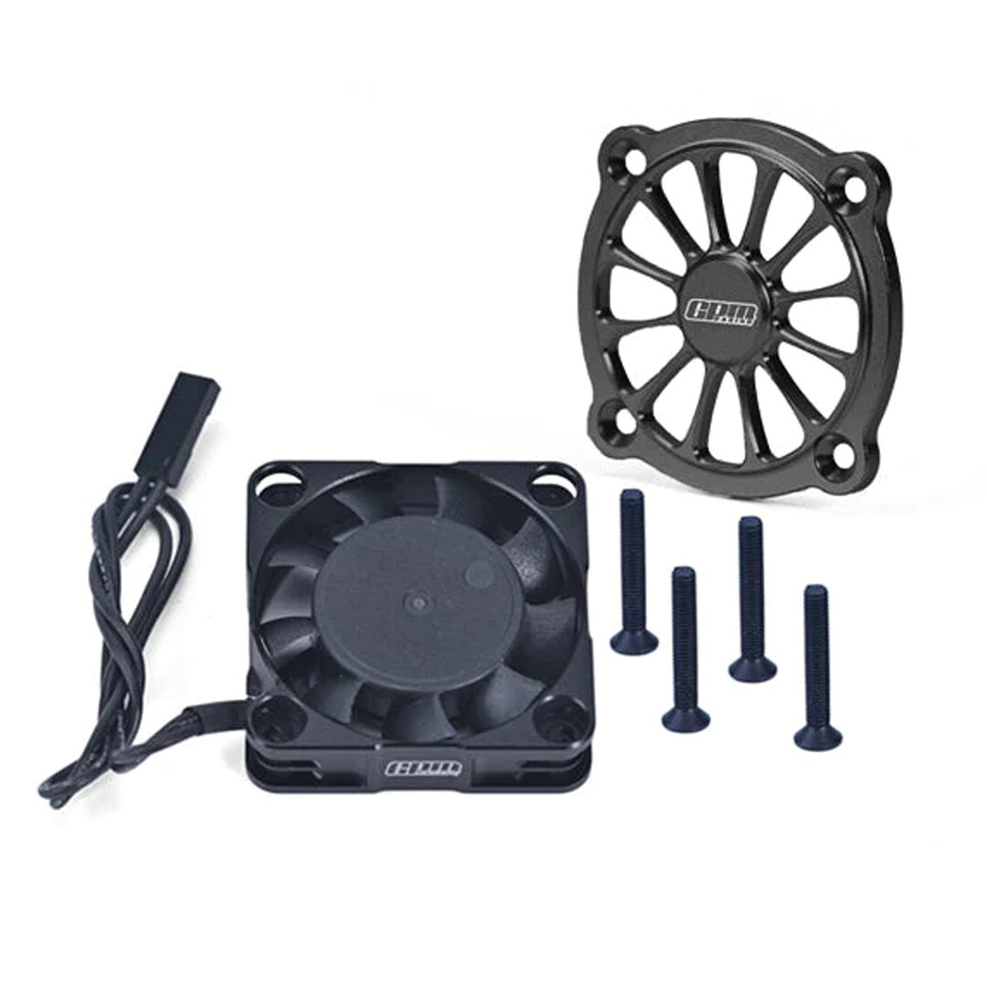 NEW GPM Alum Motor Heatsink w/Cooling Fan BK for Arrma 1/10 Gorgon FREE US SHIP
