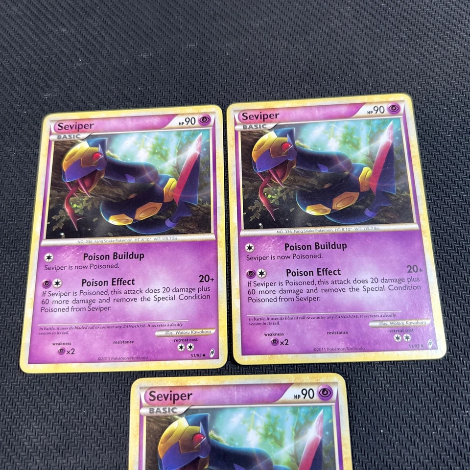 Seviper 51/95 Call of Legends Pokemon Card English Non-Holo 3 - Image 3 of 4