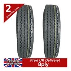 Two 500 10 84M Kenda 8Ply Rating 500x10 High Speed Trailer Tyre 500 10 500x10
