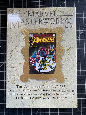 MARVEL AVENGERS MASTERWORKS VOL 324 NEW SEALED HC #227-235 DM EXCL GOLD FOIL VAR