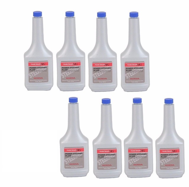 Pack of 8 12oz Bottle Genuine Power Steering Fluid for Honda Acura