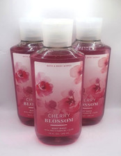 BATH AND BODY WORKS CHERRY BLOSSOM BODY WASH 10 FL OZ SET OF 3 