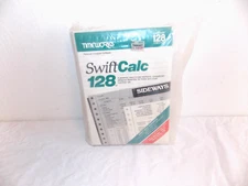 BRAND NEW SEALED COMMODORE 128 -- SWIFT CALC 128 WITH SIDEWAYS TIMEWORKS
