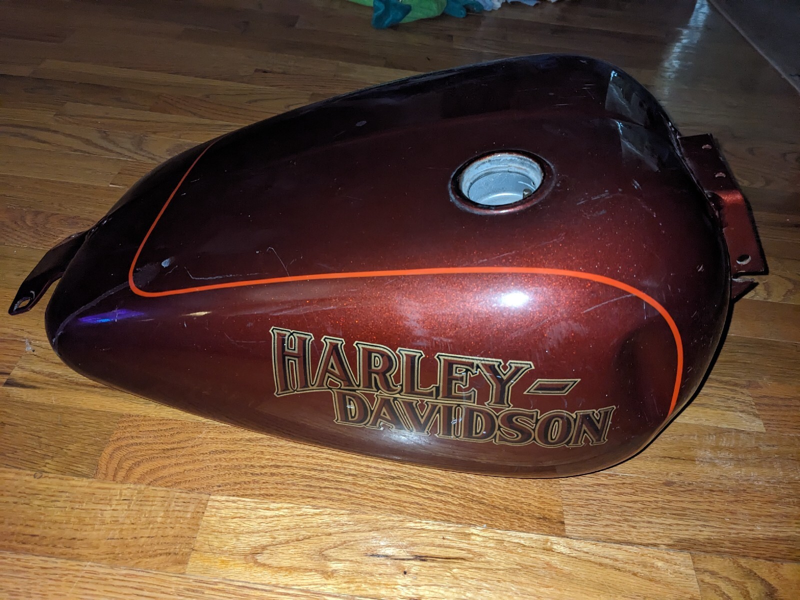 FXLR gas fuel tank Red Harley FXR Low Rider FXRP FXRT FXRD FXRS FXRC eBay