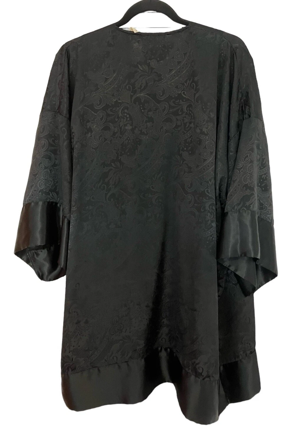 UNDERCOVER Abito da notte Victoria’s Secret nero kimono e bambola rosa caldo taglia Lg 12 14