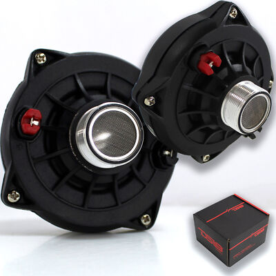 1'' Twist On Compression Drivers 200 Watt 2'' Phenolic Voice Coil 8? Pair