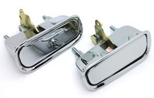 New Pair Chrome Outside Exterior Door Handle Set For 69-82 C3 Corvette Stingray New Pair Chrome Outside Exterior Door Handle Set For 69-82 C3 Corvette Stingray