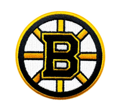 Boston Bruins Team NHL Logo Ice Hockey  zum Aufbügeln Aufnäher Patch Eishockey