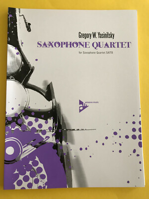 Saxophone Quartet, Gregory Yasinitsky, Sax Quartet(SATB)