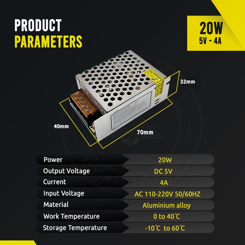 DC 5V/12V/24V Universal Regulated Switching Power Supply Transformer LED Strip - Picture 23 of 129