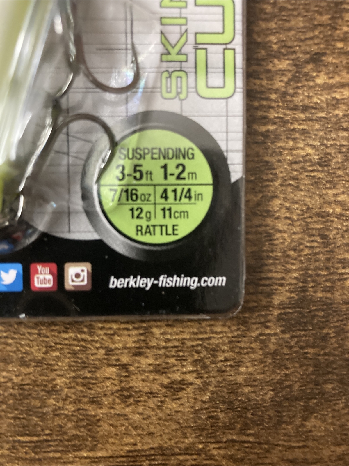 BERKLEY SKINNY CUTTER 110 SHALLOW BHBSCT110SHSXSH 7/16OZ BT3113 eBay