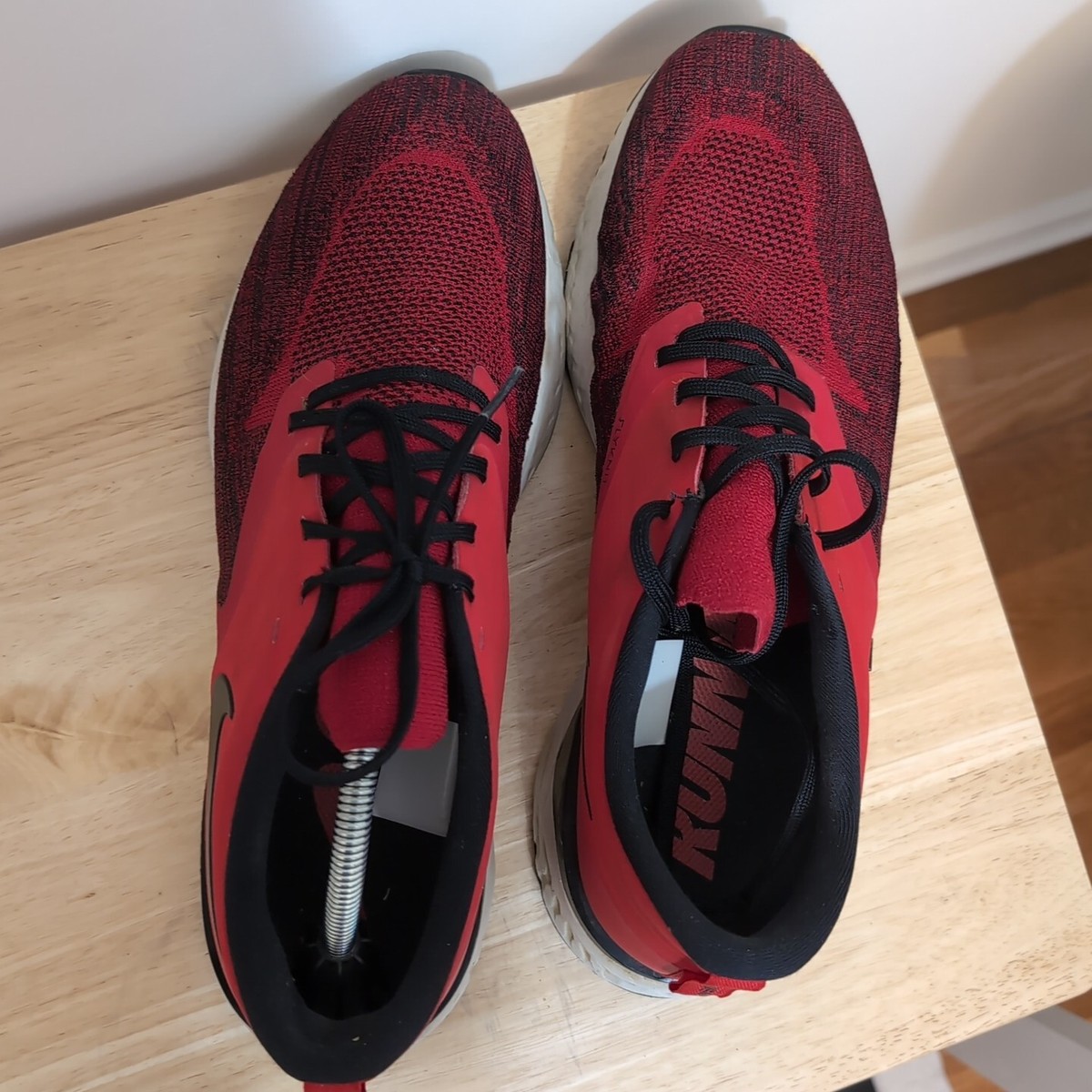 Nike Odyssey React Flyknit 2 Shoes Mens Size 11 Red Running Sneakers AH1015-600 Nike Odyssey React Flyknit Men main image 2