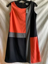 Worthington stretch NWT color block dress XS