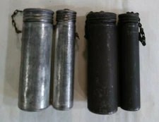 LOT OF 2  SWEDISH MAUSER  M96, M38  Oil Bottles 