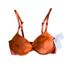 Auden Women's Floral Pattern The Daydream Light Lift Demi Coverage Underwire Bra