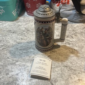 Longton Crown Heroes Of The Civil War Tankard Stein JEB Stuart Confederate Gen.