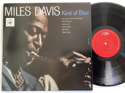 MILES DAVIS kind of blue VINYL LP CBS 1970s reissue SO WHAT, JOHN COLTRANE (10