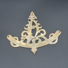 Inclinometro nautico vintage in ottone massiccio con pendolo decorazione look barca marina