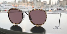 PERSOL PO5008ST 8014AF Silver Dark Violet AR Polarized 49 mm Unisex Sunglasses