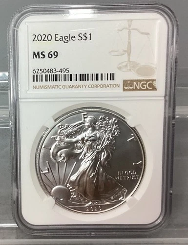 2020 American Silver Eagle - NGC - MS 69