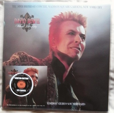 David Bowie 3 x Orange LP The 50th Birthday Concert Madison Square Garden New Yo