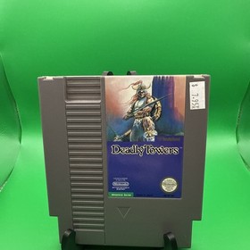 Deadly Towers NES Video Game (Nintendo Entertainment System, 1987) tested 
