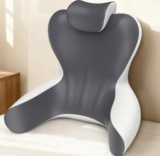 Reading Pillow for Sitting in Bed, 22 H Bed Rest Pillows with Arms, Back Pill...