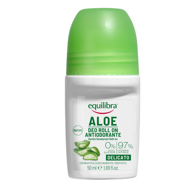 8000137011742 Equilibra Aloe Gentle Deo-Roll On aloesowy dezodorant w kulce 50ml