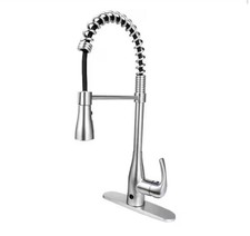 FLOW Motion Activated Single-Handle Pull-Down Spring Neck Sprayer Kitchen Faucet