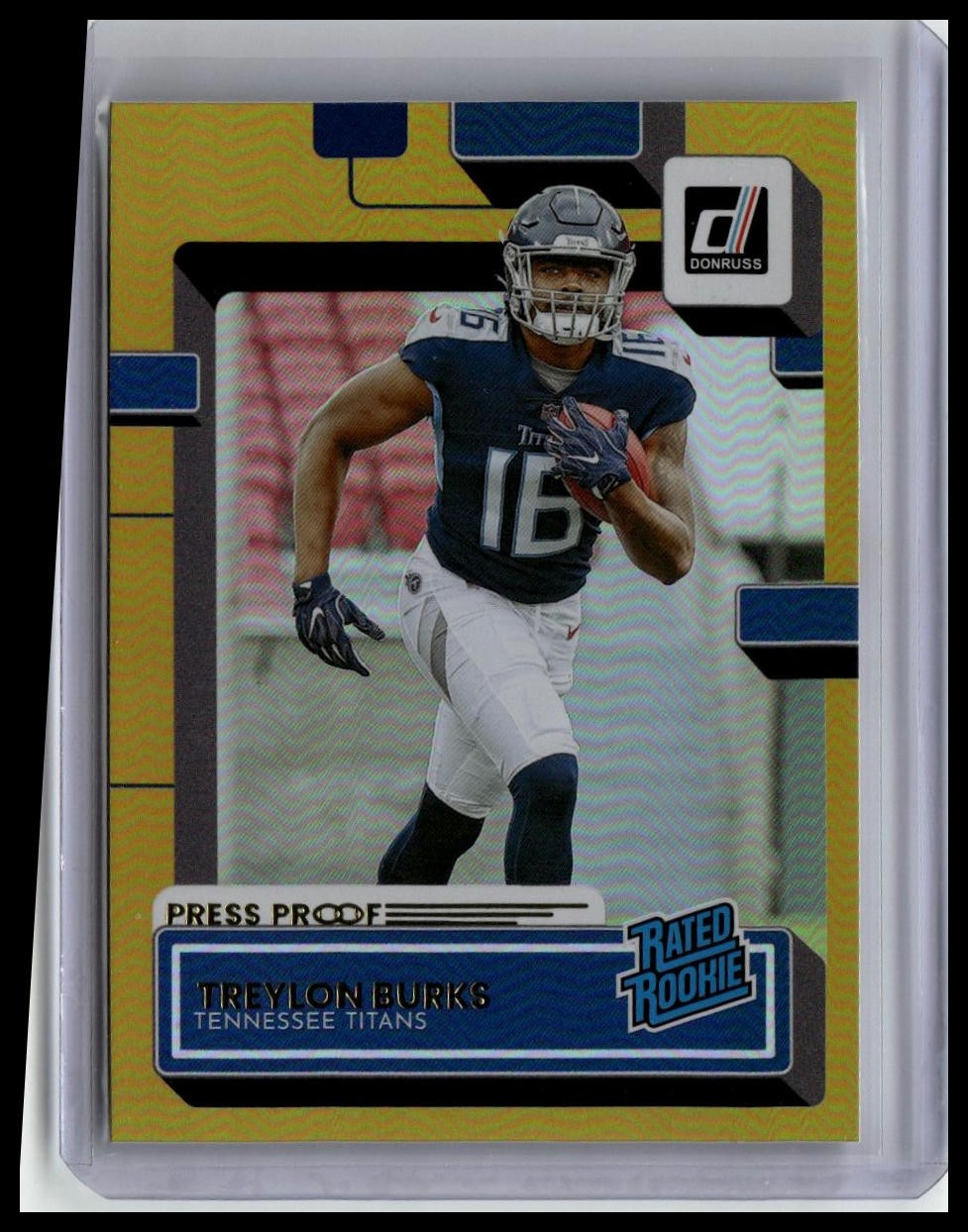 2022 Donruss #312 Treylon Burks Premium Press Proof