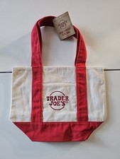 Trader Joe  s Mini Canvas Tote Bag In Red