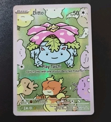 After Skool Hobby Ditto VENUSAUR #1 1st Edition Pokemon Card Full Art Holo