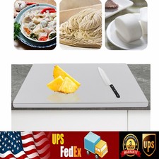 24X20in Stainless Steel Chopping Cutting Board Counter w/ Front Overhang TOP
