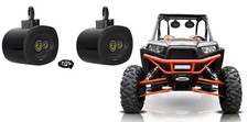  2 kicker CSC693 6x9" 360  Swivel Black Aluminum Tower Speakers For RZR/ATV/UTV