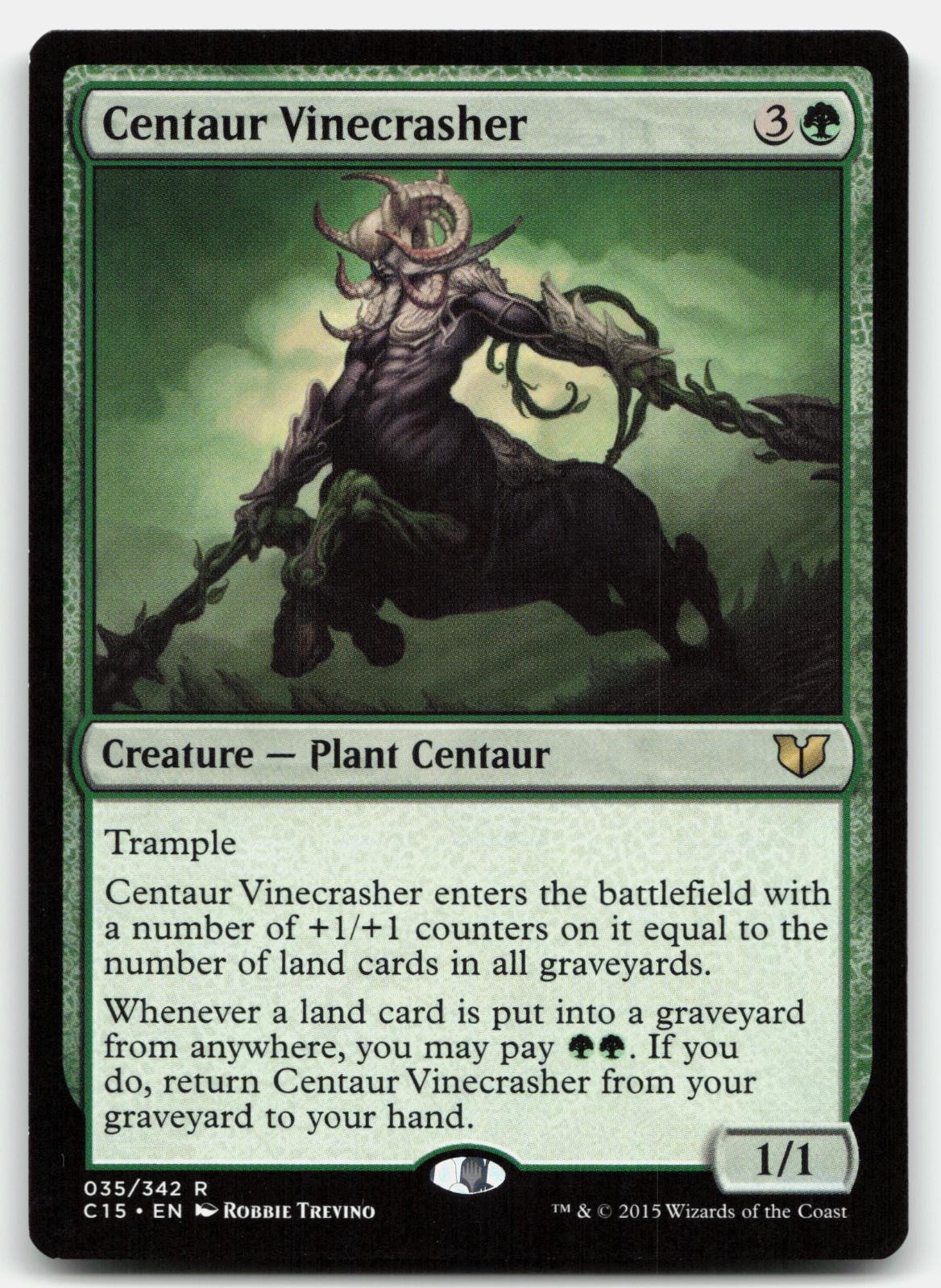 Centaur Vinecrasher 35 Rare Commander 2015 Magic: The Gathering Near Mint