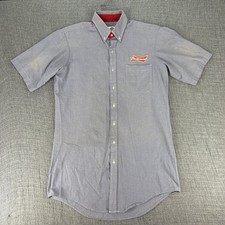 Men's Budweiser Bud Light Anheuser-Busch Uniform Work Shirt Short Sleeve Size LT