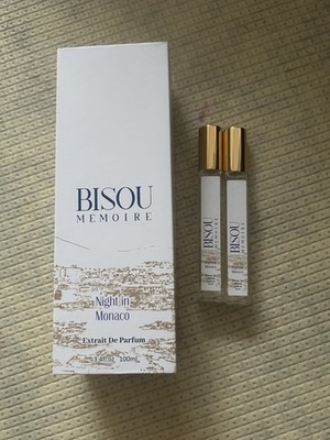 Bisou Memoire Night in Monaco Extrait De Parfum 3.4 fl oz with 2 extra travels 