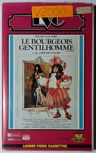 Le Bourgeois Gentilhomme 1983 V2000 Video 2000 Michel Galabru Rare French SECAM 