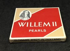 Caja de tarjetas vacía Willem II Pearls Cigars (10)