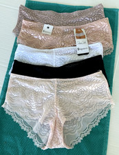 Rene Rofe Lingerie Floral Lace Hipsters Panties Underwear Sz Large