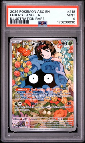 Erika's Tangela graded PSA 9 for sale on eBay
