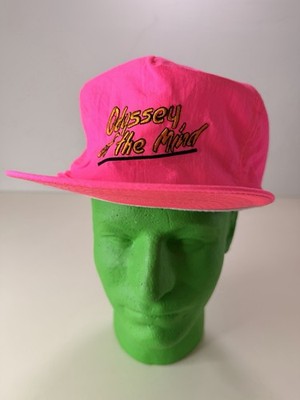 Vintage Mohr s Odyssey Of The Mind Pink Nylon Hat Tournament Headwear