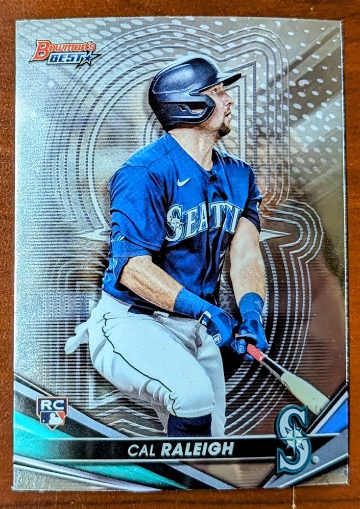 Cal Raleigh 2022 Bowman's Best RC Mariners #6 Rookie