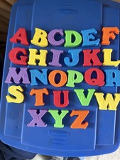 Playskool Vintage 1995 Magnetic Refrigerator Magnet ABC Letters/Numbers Braille