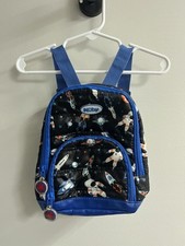 Nuby Mini Quilted Space Backpack with Safety Harness Toddler Bag