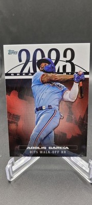 2024 Topps Series 1 - 2023 Greatest Hits Adolis Garcia #23GH-22