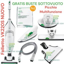 FOLLETTO VK220S NUOVO VORWERK SET SOTTOVUOTO PICCHIO PB440S BATTITAPPETO EB420S
