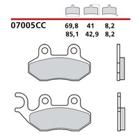 Brembo VORDERRADBREMSBELAGE-KIT Fur Sym HD2 Cbs 125 11-17-COD. 07005